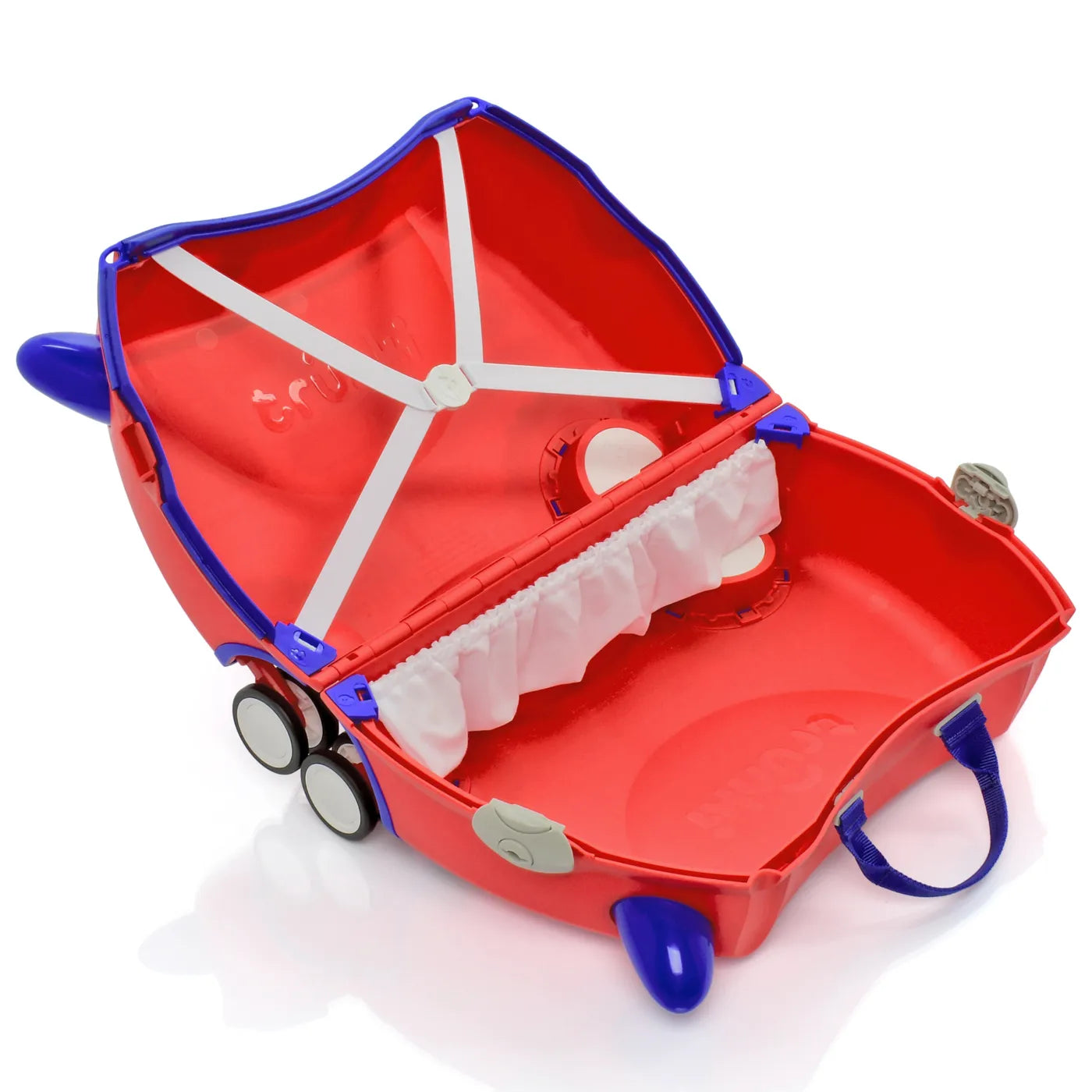 Trunki Glide Ride on Luggage / Kids Carry-on Bag - Frank the Firetruck