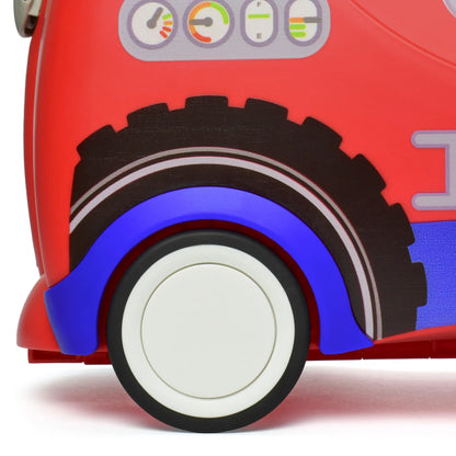 Trunki Glide Ride on Luggage / Kids Carry-on Bag - Frank the Firetruck