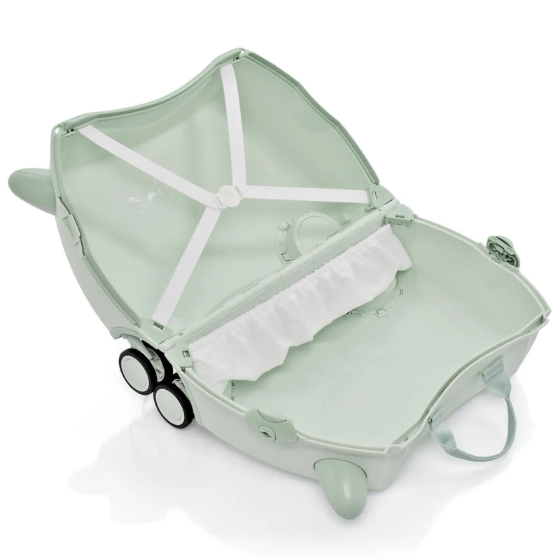 Trunki Glide Ride on Luggage / Kids Carry-on Bag - Solid Green