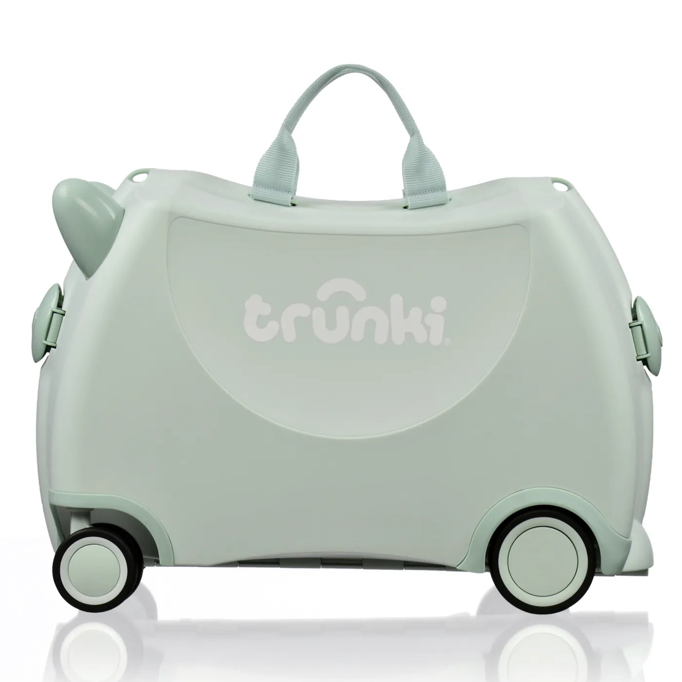 Trunki Glide Ride on Luggage / Kids Carry-on Bag - Solid Green