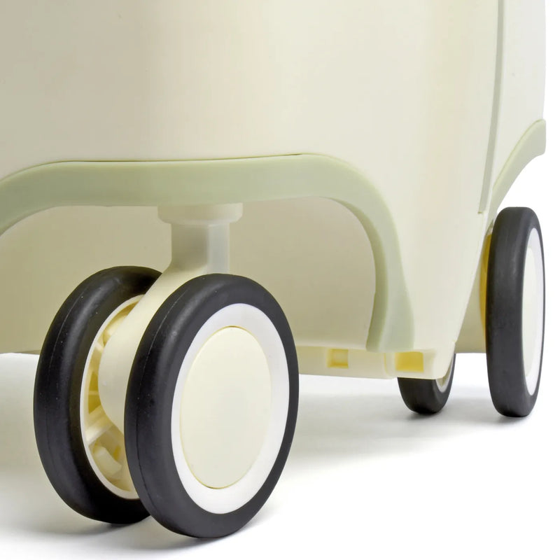 Trunki Glide Ride on Luggage / Kids Carry-on Bag - Solid White