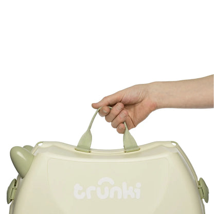 Trunki Glide Ride on Luggage / Kids Carry-on Bag - Solid White