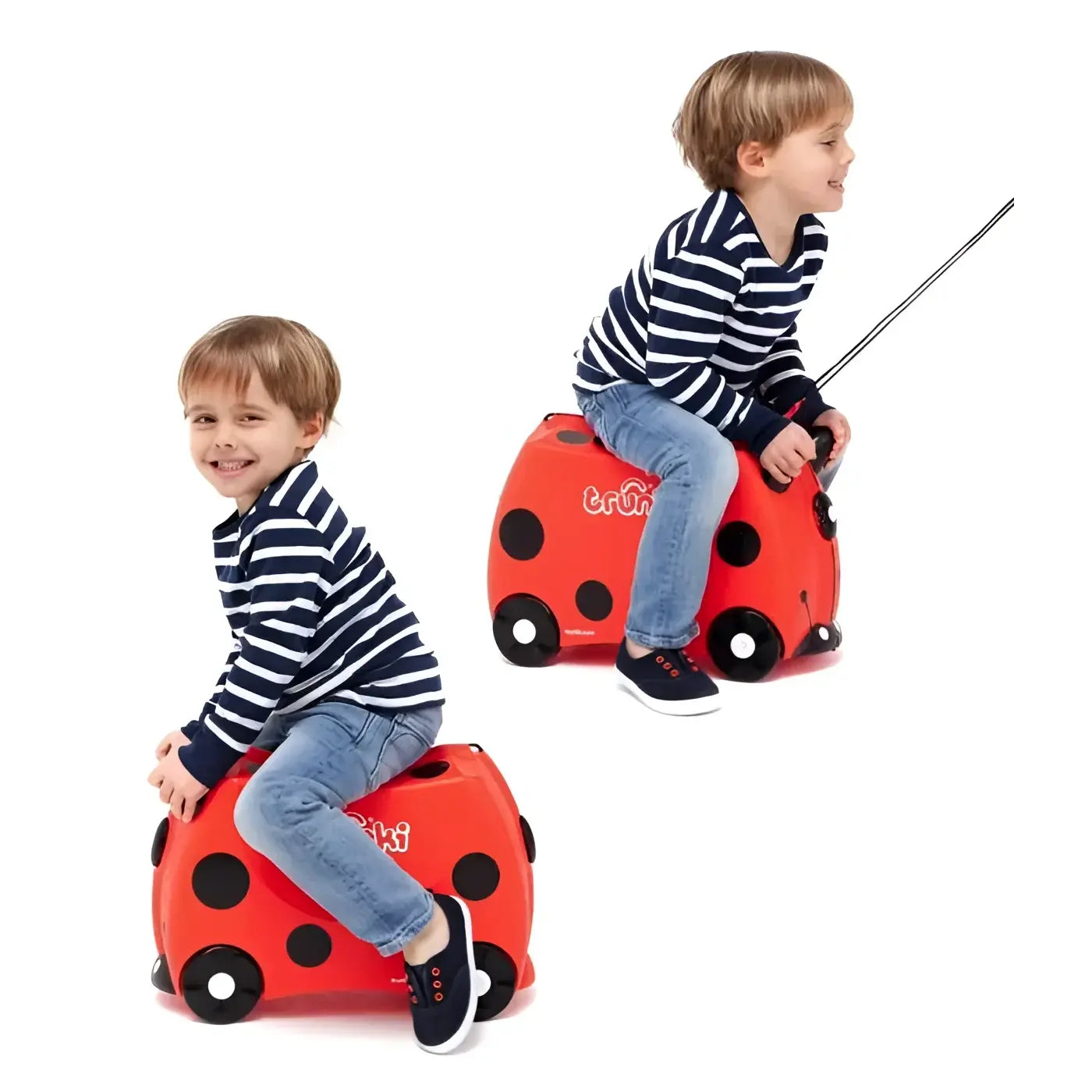 Harley Ladybird - Ride on Suitcase - Red : Trunki