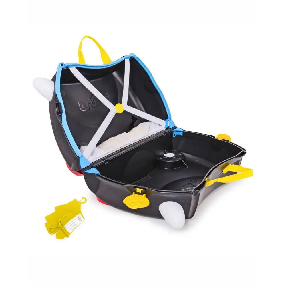 Trunki Pedro Pirate - Ride on Suitcase /Carry-on Bag - Black