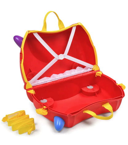 Trunki Peppa Pig - Ride on Suitcase / Carry-on Bag - Red