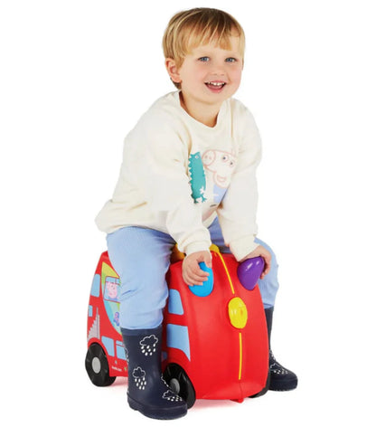 Trunki Peppa Pig - Ride on Suitcase / Carry-on Bag - Red