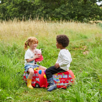 Trunki Peppa Pig - Ride on Suitcase / Carry-on Bag - Red