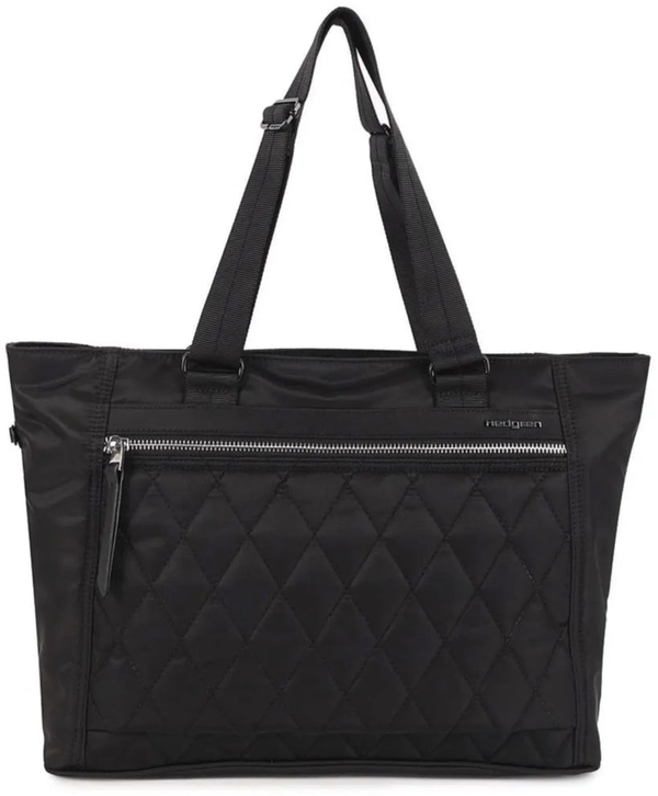 Hedgren STELLA 13" Laptop Tote - Quilted Black