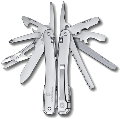 SwissTool Spirit MX · 105 mm, tools out