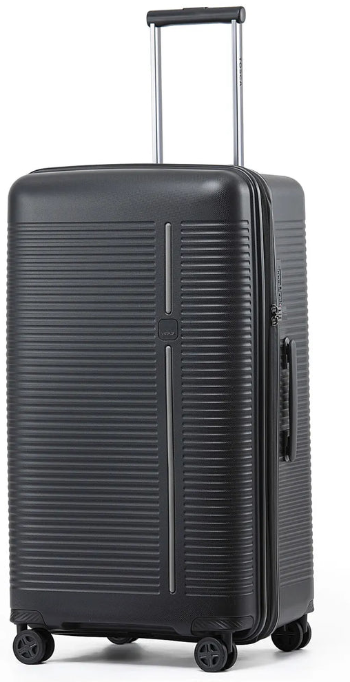 Tosca Imperial 78 cm Hardside Large Trunk Suitcase - Black / Grey