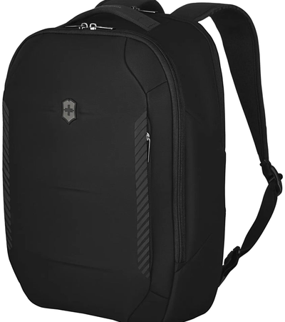 Victorinox Crosslight City 15.6" Laptop Daypack - Black shown to scale
