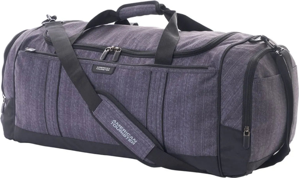 American Tourister X-Bags 67 cm Travel 1 Duffle Bag - Gun Metal front view for size comparison