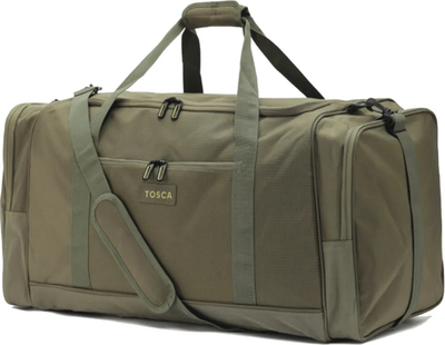 Tosca 53 cm Sports Duffle Bag - Khaki / Sand front view for size comparison