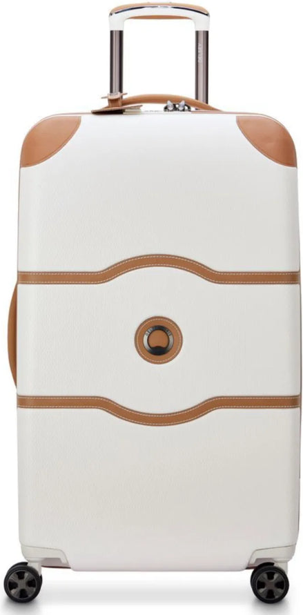 Delsey Chatelet Air 2.0 - 73 cm 4 -Wheel Trunk Case - Angora front view for size comparison
