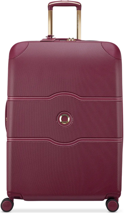 Delsey Chatelet Air 2.0 - 76 cm 4-Wheel Expandable Suitcase - Burgundy (Limited Edition) shown to scale