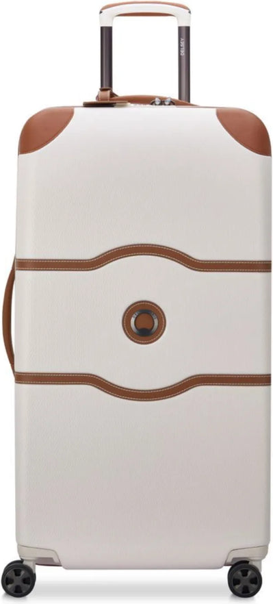 Delsey Chatelet Air 2.0 - 80 cm 4-Wheel Trunk Case - Angora front view for size comparison