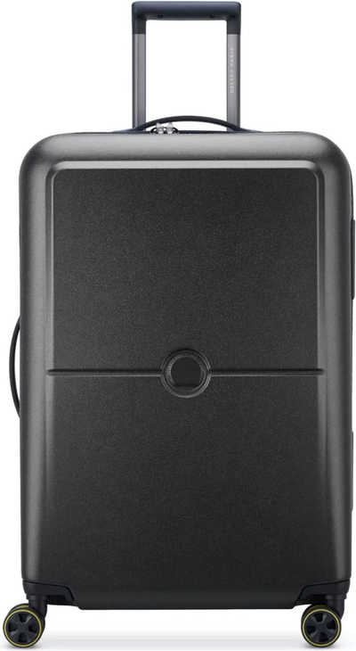 Delsey Turenne 2.0 - 70 cm 4-Wheel Suitcase - Black shown to scale