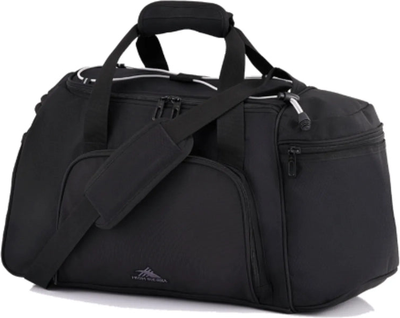 High Sierra 55 cm Travel Duffle - Black shown to scale