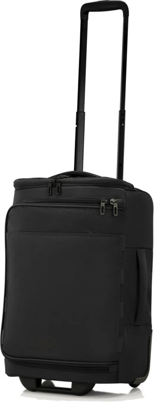 High Sierra Cross Season Pro 55 cm Carry-on Wheeled Duffle - Black shown to scale