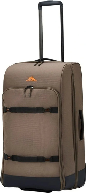 High Sierra Ultimate Access 4 DLX 71 cm Wheeled Duffle - Bronze front view for size comparison