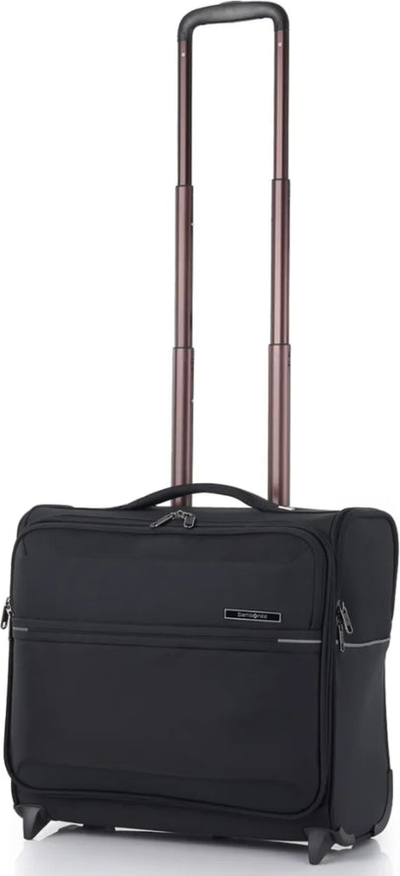 Samsonite 73 Hours 2 Wheel Rolling Weekender Cabin Suitcase - Black shown to scale