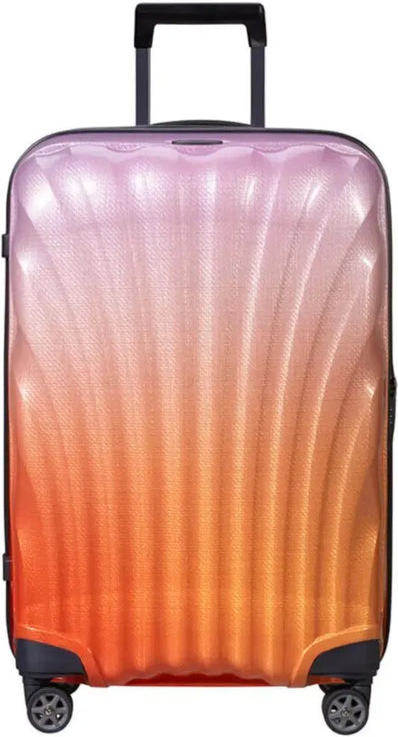 Samsonite C-Lite 69 cm 4 Wheel Spinner Suitcase - Sunset (Limited Edition) front view for size comparison