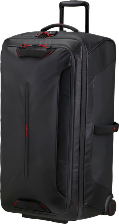 Samsonite Ecodiver 79 cm Wheeled Duffle - Black shown to scale
