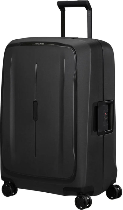 Samsonite Essens 69 cm Spinner Suitcase - Graphite front view for size comparison