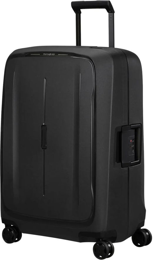 Samsonite Essens 69 cm Spinner Suitcase - Graphite front view for size comparison