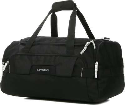 Samsonite Sonora 55 cm Duffle Bag - Black front view for size comparison