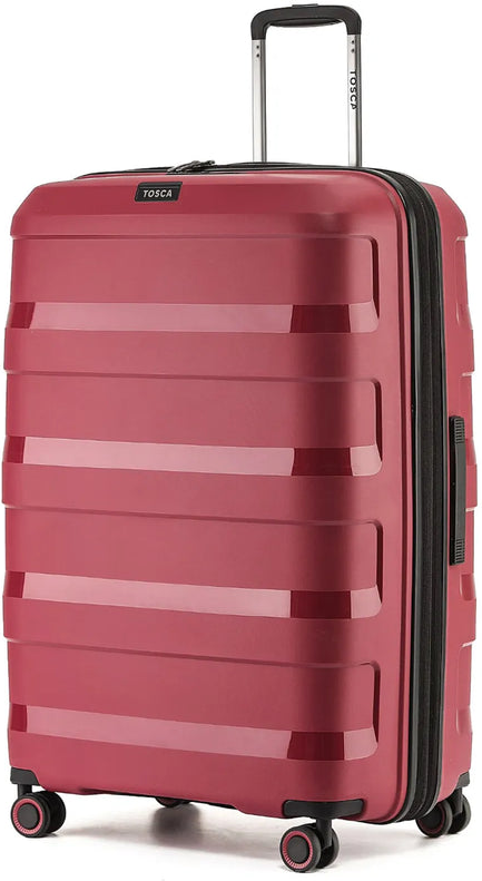 Tosca Comet 78 cm Large Expandable Suitcase - Rumba front view for size comparison