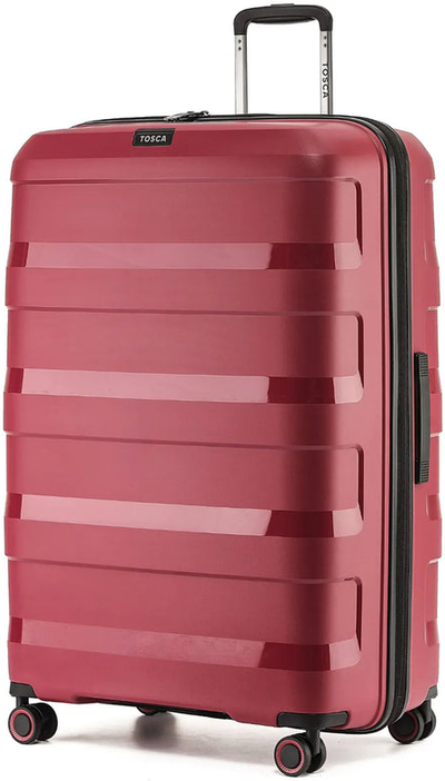 Tosca Comet 81 cm X-Large Expandable Suitcase - Rumba front view for size comparison