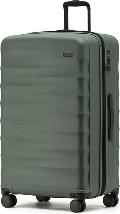 Tosca Interstellar 2.0 - 79 cm Expandable 4-Wheel Suitcase - Moss front view for size comparison