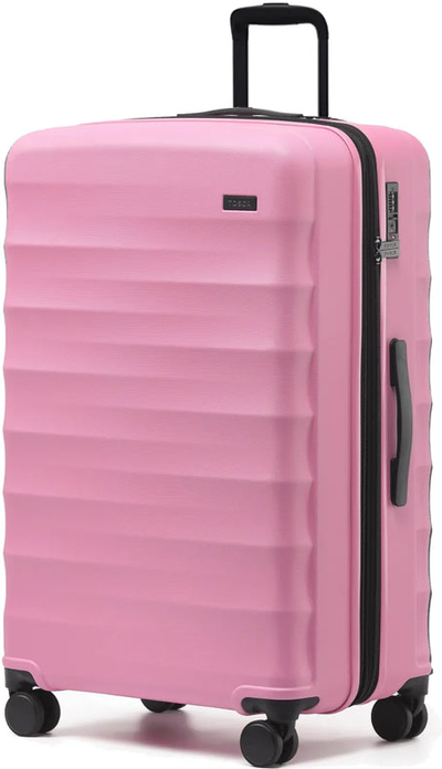 Tosca Interstellar 2.0 - 79 cm Expandable 4-Wheel Suitcase - Fuchsia front view for size comparison
