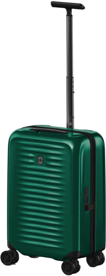 Victorinox Airox Frequent Flyer 55 cm Hardside Carry-On Suitcase - Forest Green front view for size comparison