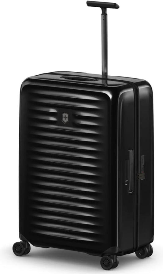 Victorinox Airox Large 75 cm Hardside Suitcase - Black front view for size comparison