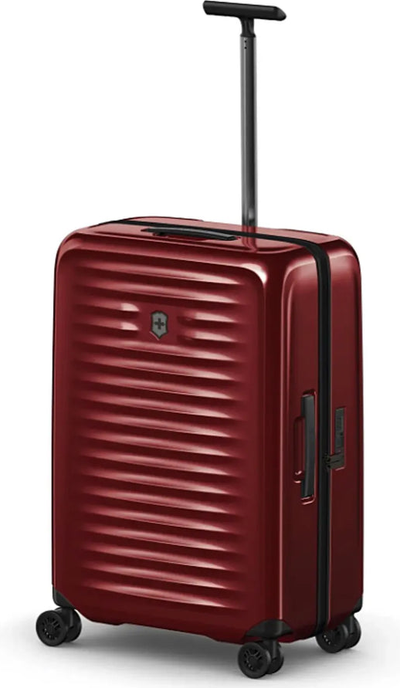 Victorinox Airox Medium 69 cm Hardside Suitcase - Victorinox Red shown to scale