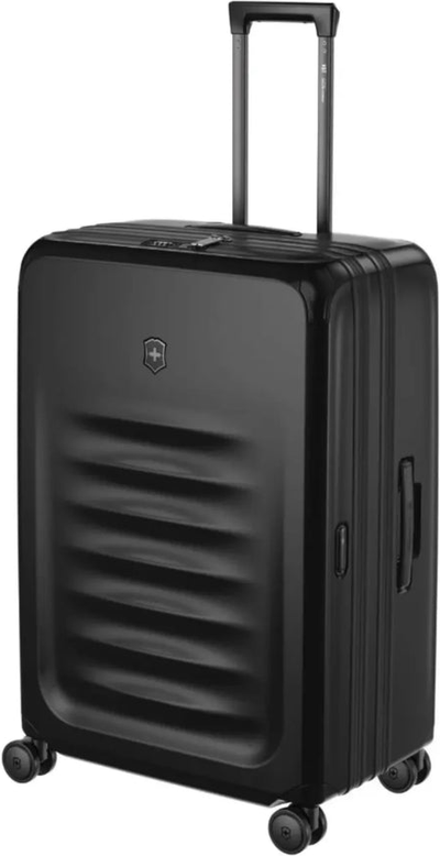 Victorinox Spectra 3.0 Expandable 75 cm Large Suitcase - Black front view for size comparison