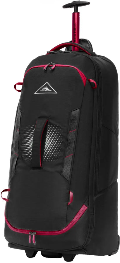 tu-high-sierra-composite-v4-84-cm-wheeled-duffle-with-hidden-backpack-straps-bla front view for size comparison
