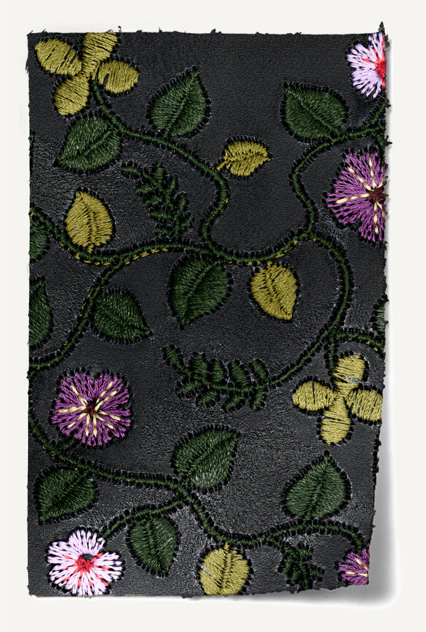 Stitch Floral Leather swatch