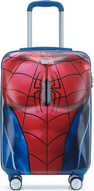 Marvel Spiderman Chest Print 50 cm carry-on suitcase, front view, trimmed for size comparison