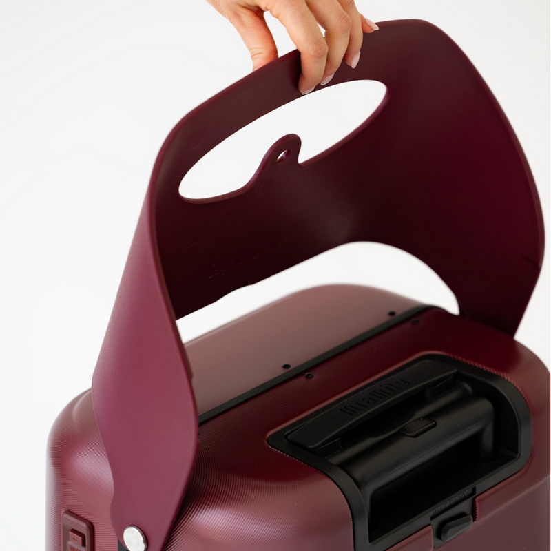 MiaMily built-in seat back raised