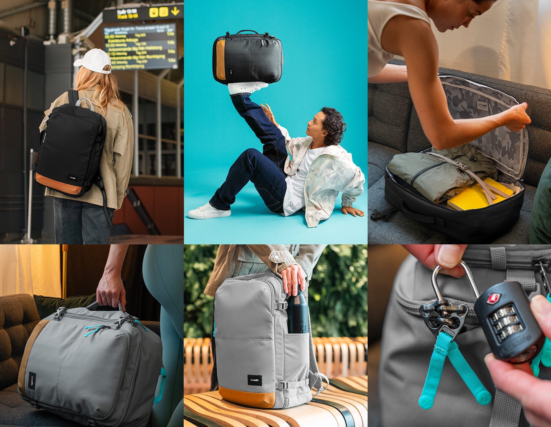 Pacsafe GO 34L Carry-on: in use