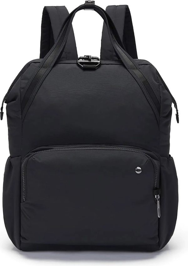 Pacsafe Citysafe CX 17L front view for size comparison