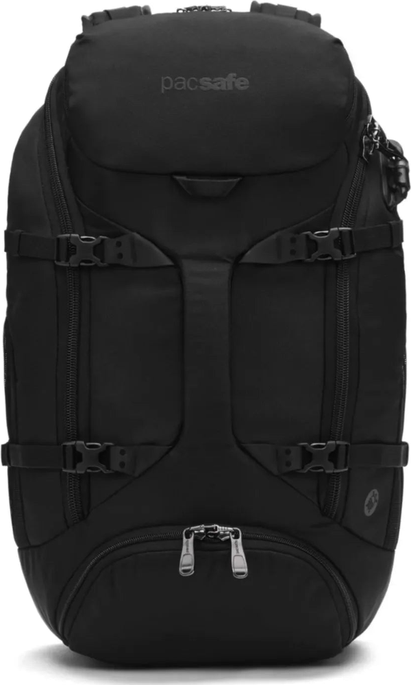 Pacsafe EXP35 front view for size comparison