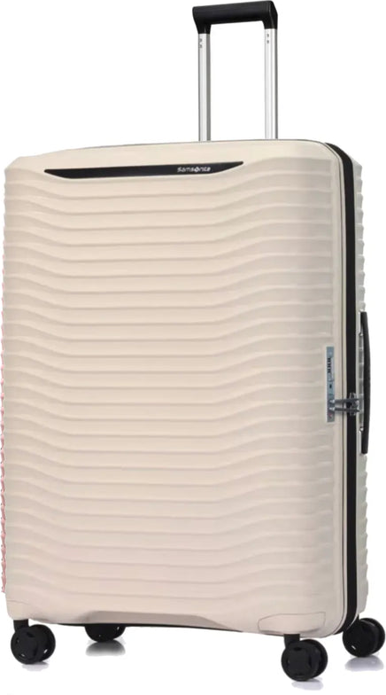tu-samsonite-upscape-81-cm-expandable-4-wheel-spinner-suitcase-pearl-lilac front view for size comparison, retrimmed