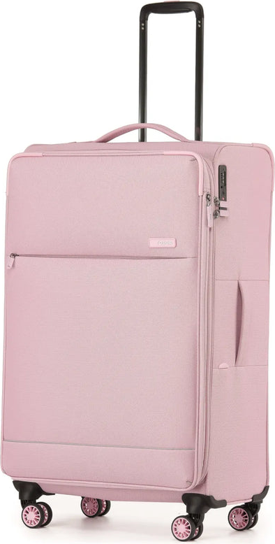 tu-tosca-so-lite-79-cm-4-wheel-expandable-suitcase-blush front view for size comparison, retrimmed