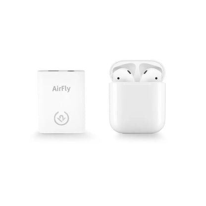 Connect wireless headphones to wired headphone jacks (headphones not included)