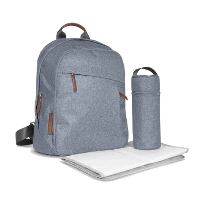 Included insulated bottle case and easy to clean changing pad