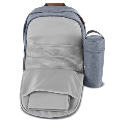 Included insulated bottle case and easy to clean changing pad